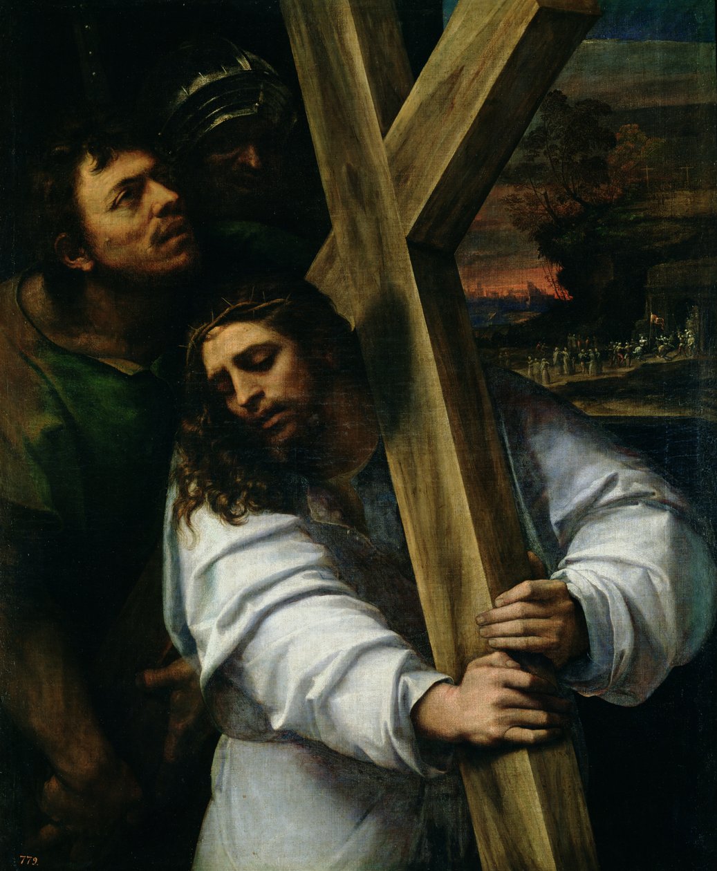 Jésus portant la croix, c.1535 - Sebastiano del Piombo