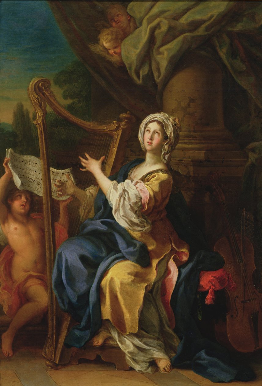 Sainte Cécile, 1733 - Sebastiano Conca