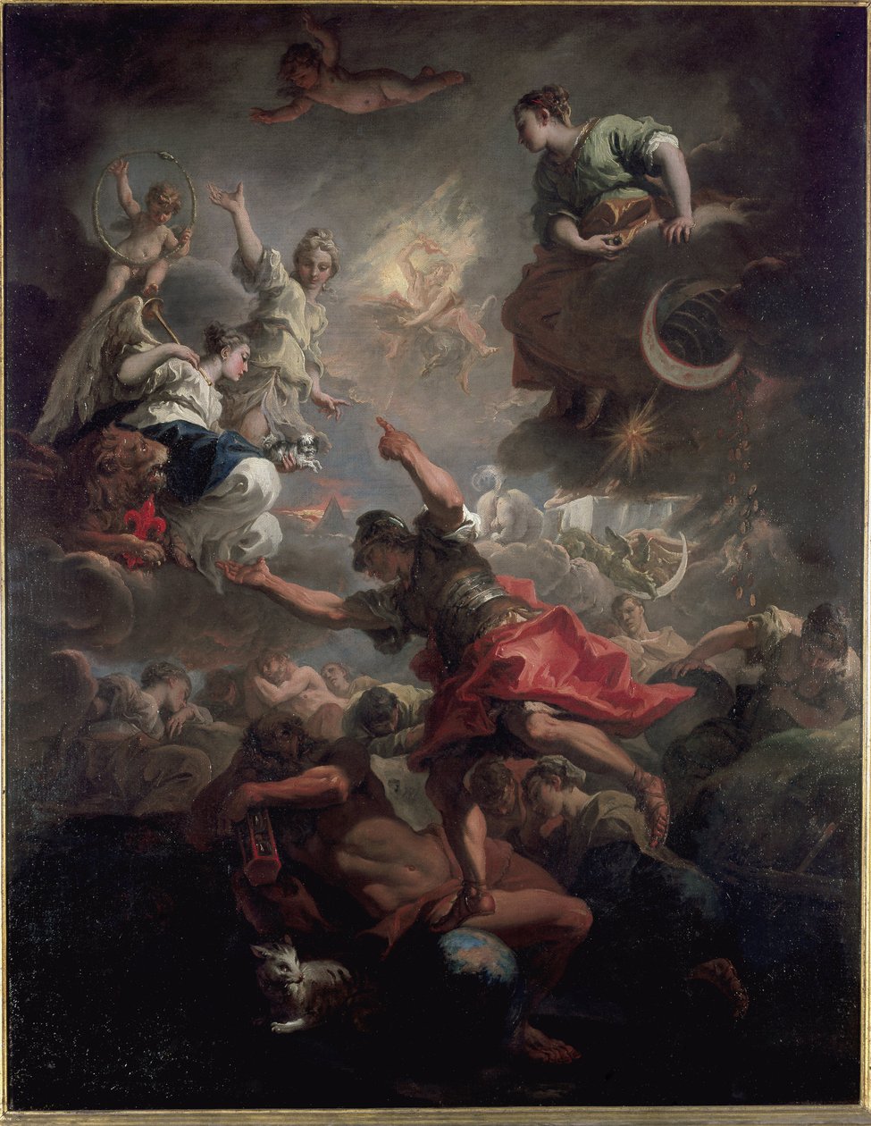 Allégorie de la Toscane - Sebastiano Ricci
