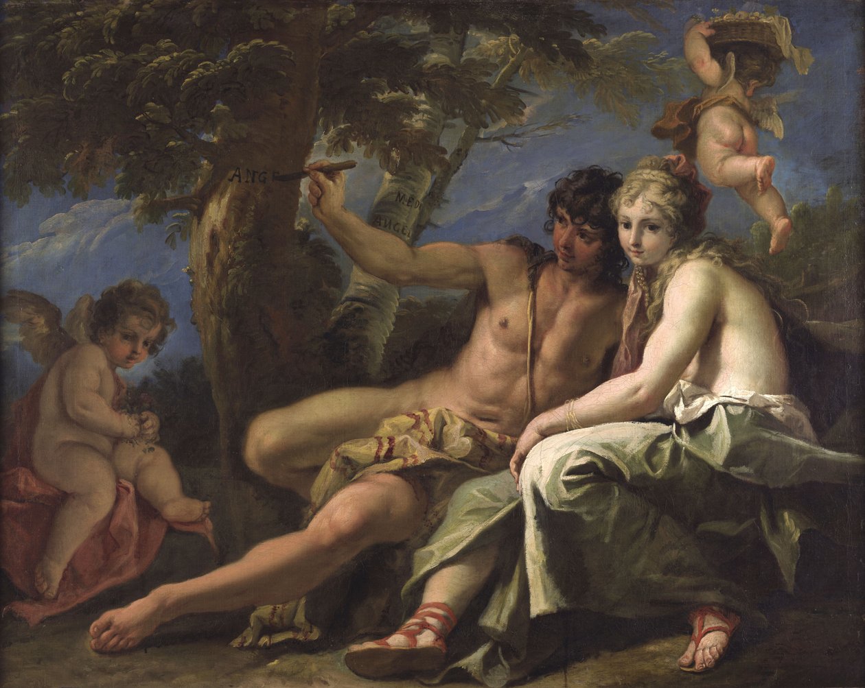 Angélique et Médor - Sebastiano Ricci