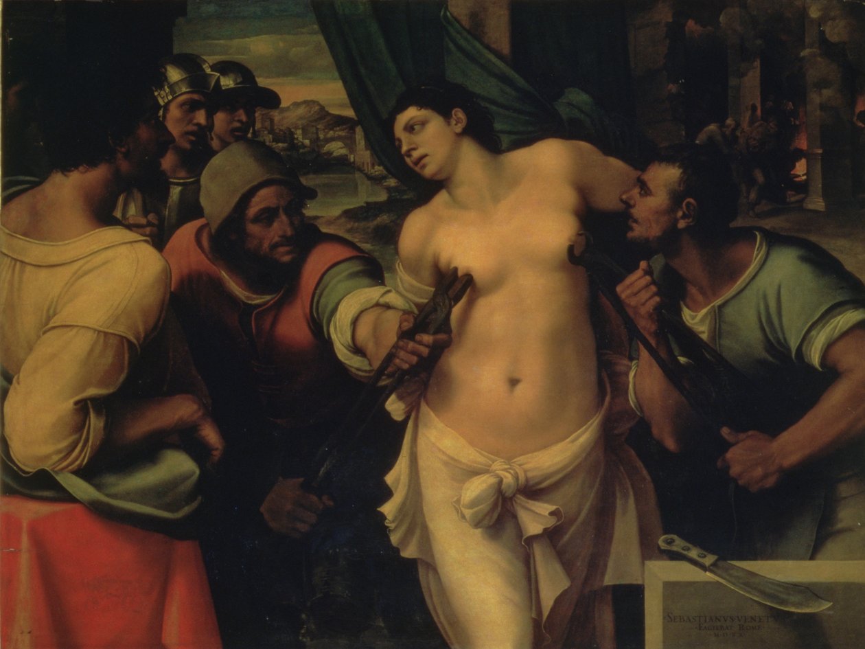 Le Martyre de Sainte Agathe, 1520 - Sebastiano del Piombo