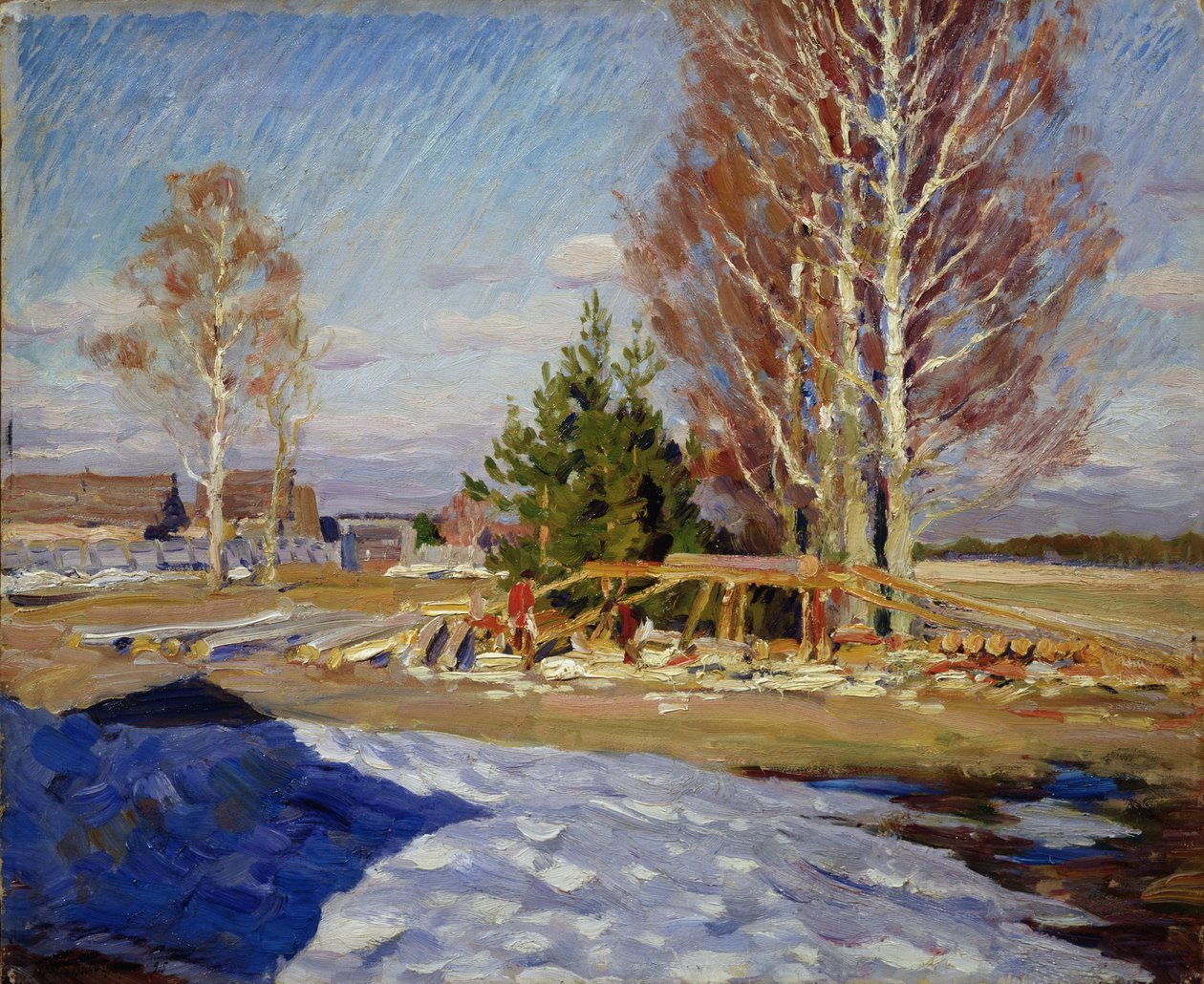 Paysage de printemps, 1915 - Sergei Arsenevich Vinogradov