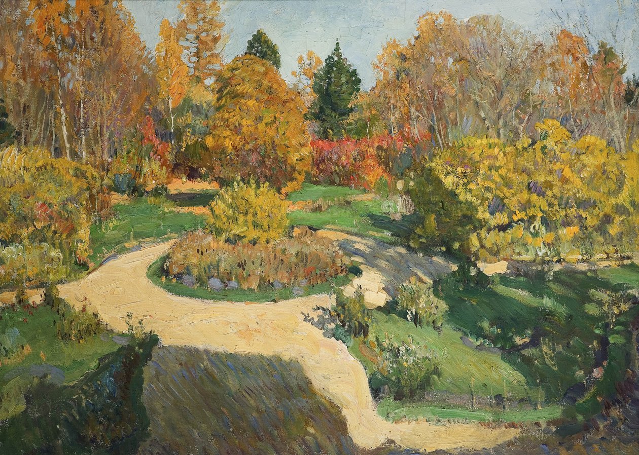 Le jardin en automne - Sergei Arsenevich Vinogradov