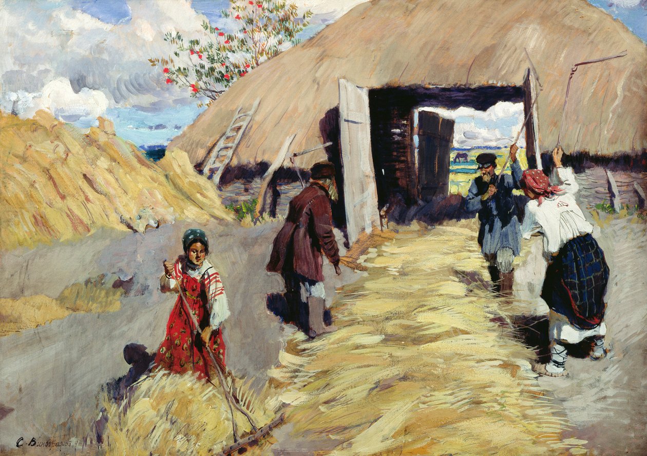 Aire de battage - Sergei Arsenevich Vinogradov