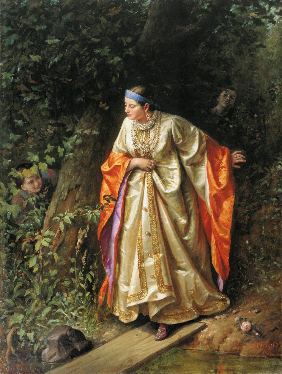 Cache-cache, 1893 - Sergei Gribkov