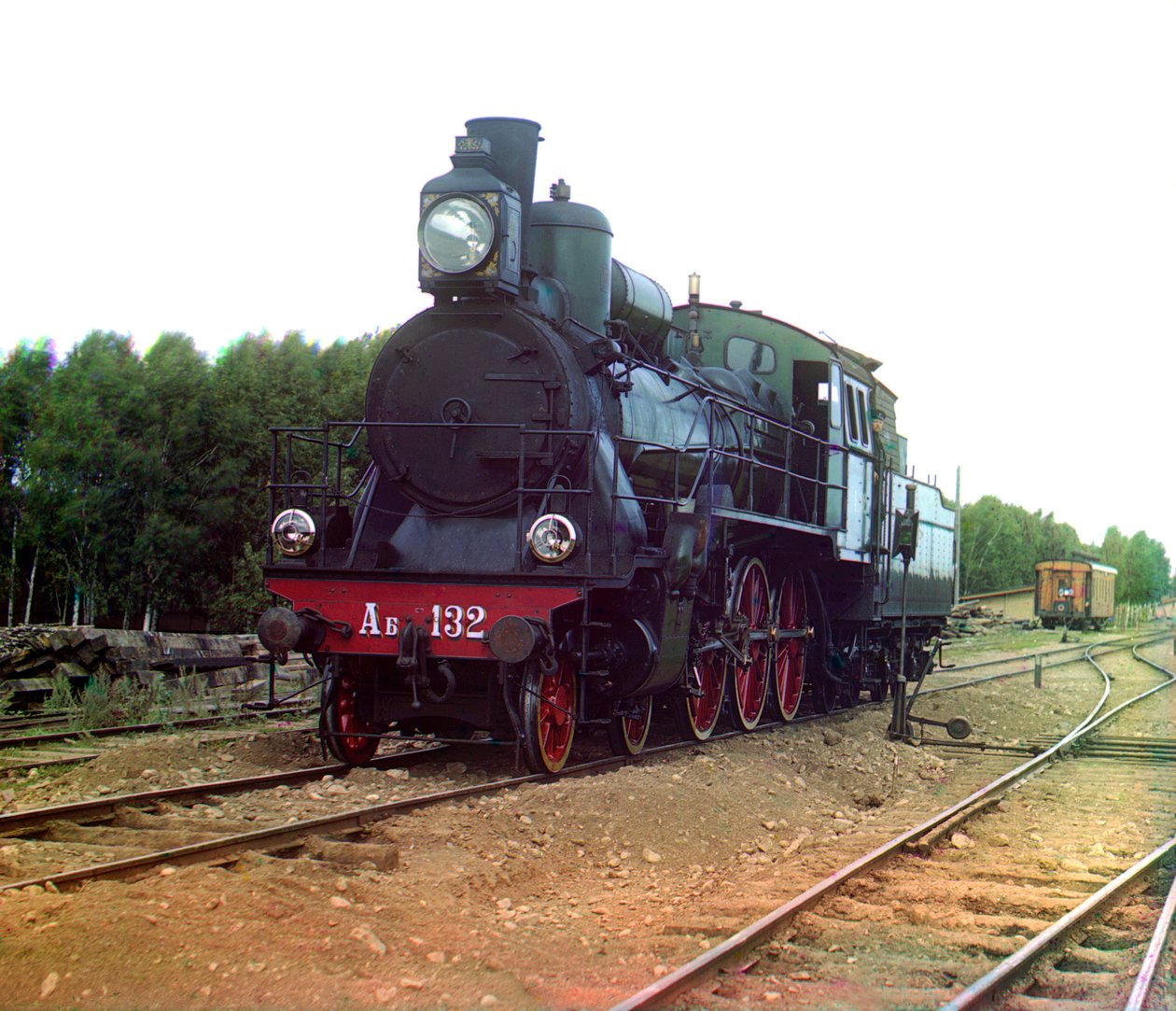Train russe - Sergei Mikhailovich Prokudin Gorskii