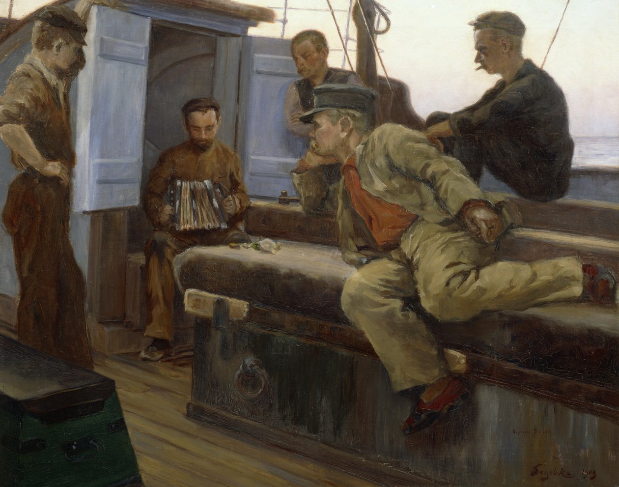 Pause à bord / Pas en service - Severin Segelcke