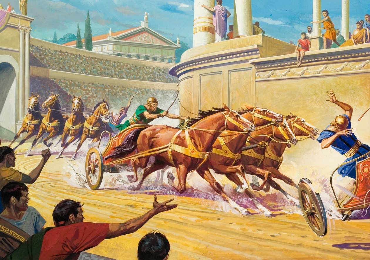 Course de chars au Circus Maximus - Severino Baraldi