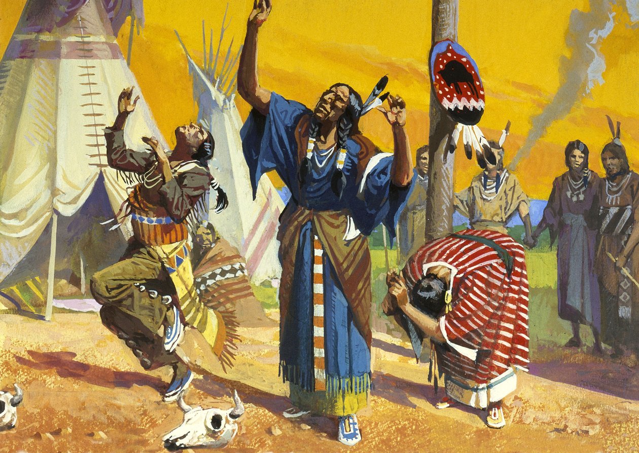 Sioux ghost dance - Severino Baraldi
