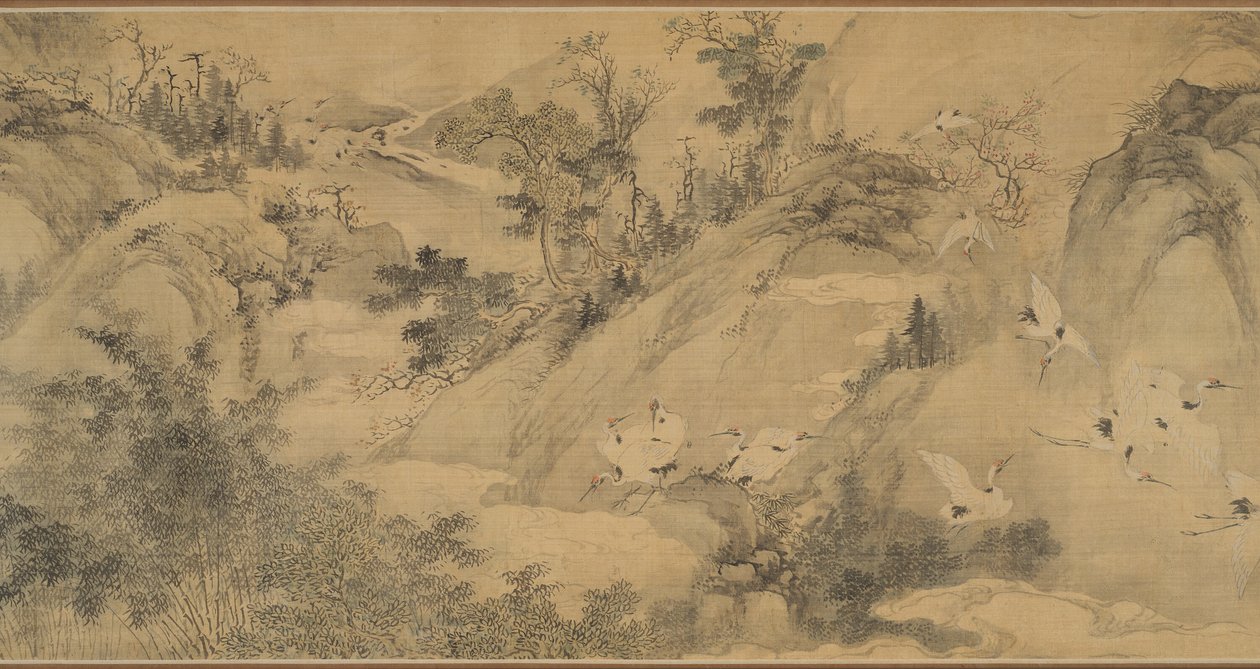 Cent grues 百鶴圖 - Shen Quan
