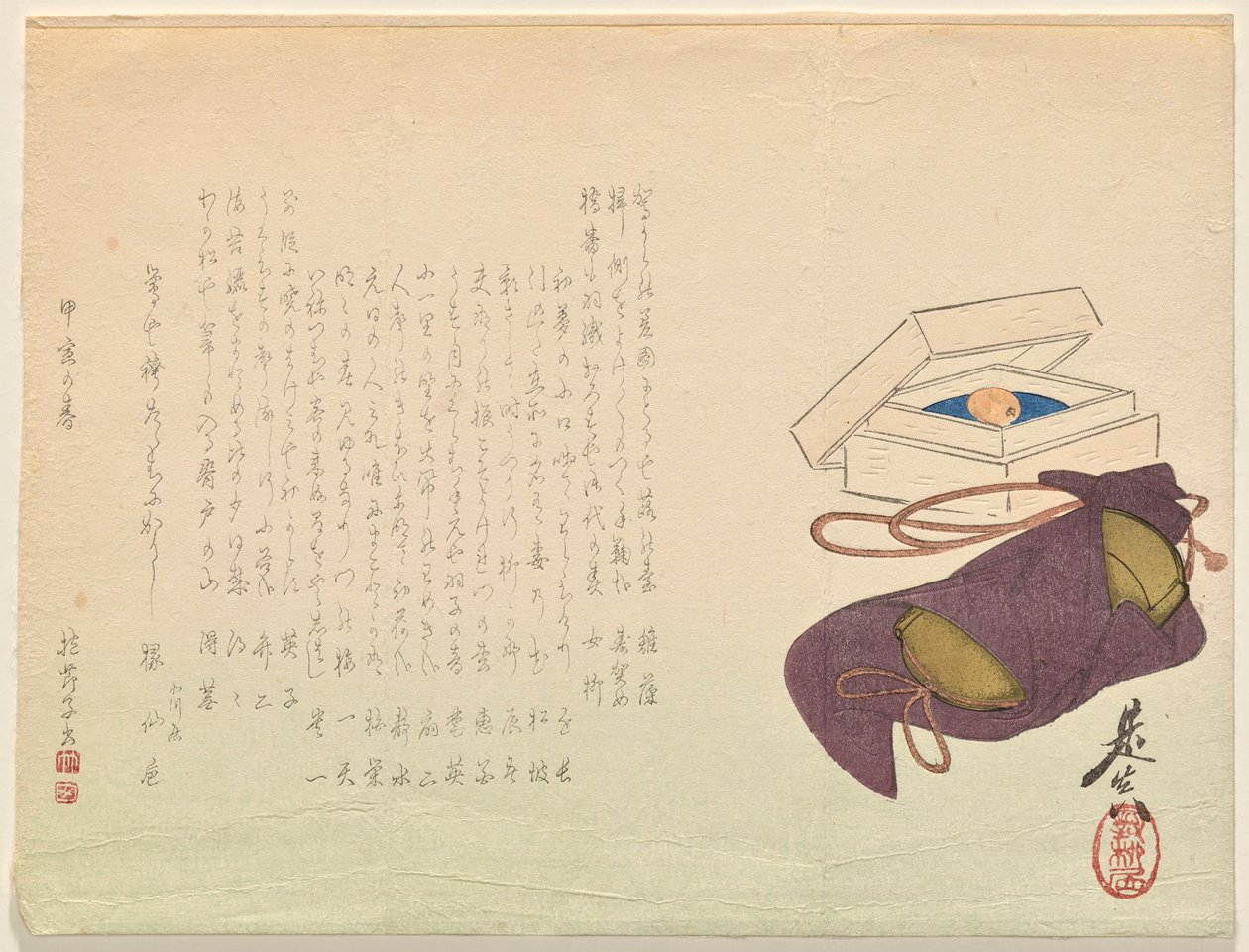 Pétasite japonais et inr? - Shibata Zeshin