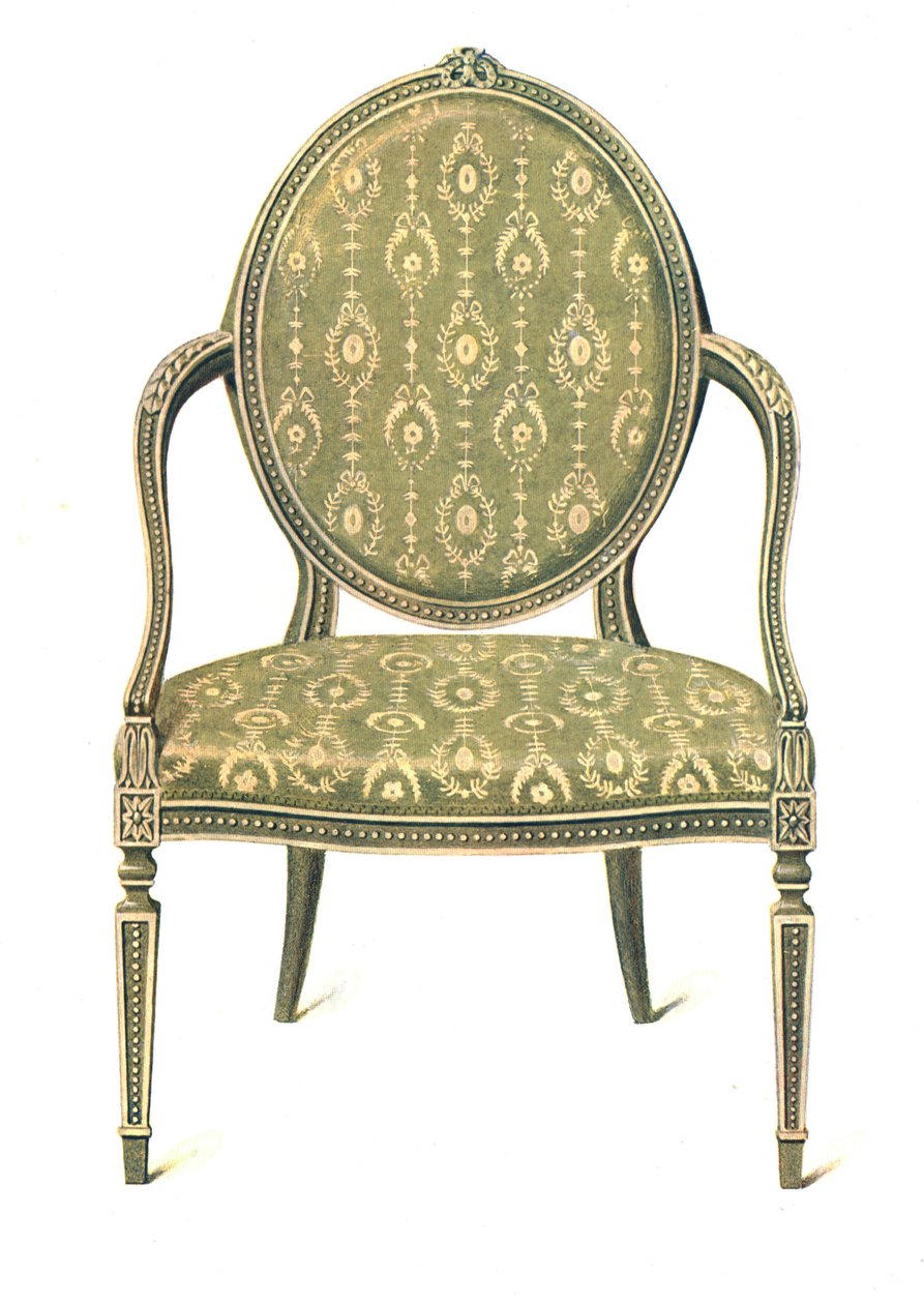 Chaise peinte, 1908 - Shirley Charles Llewellyn Slocombe