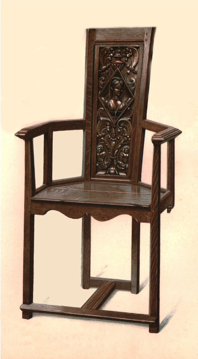 Chaise en if, 1904 - Shirley Charles Llewellyn Slocombe