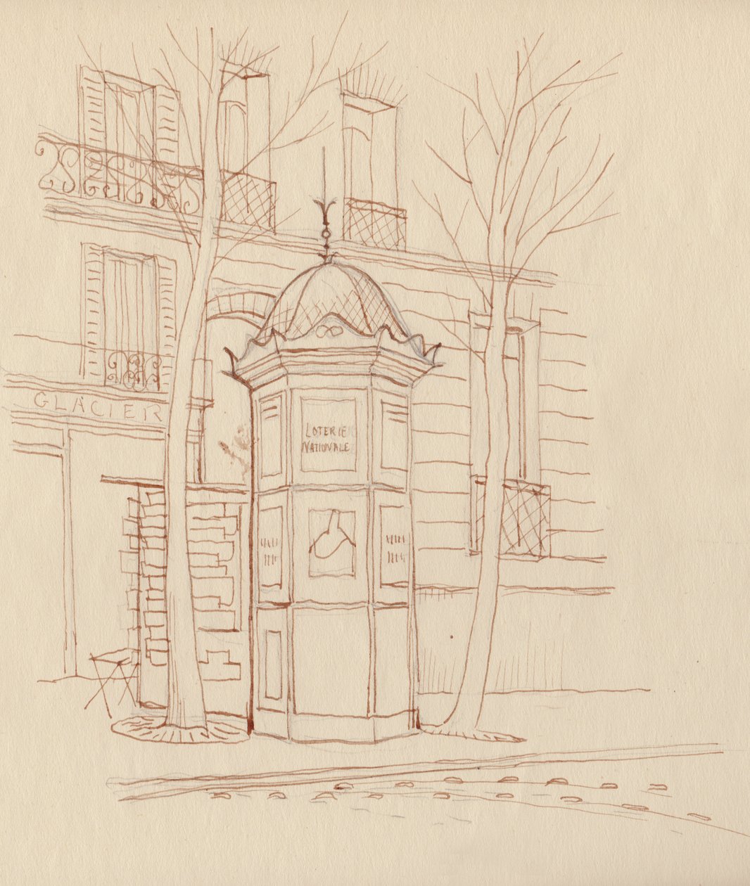 Colonne publicitaire, Paris, France - Shirley Markham