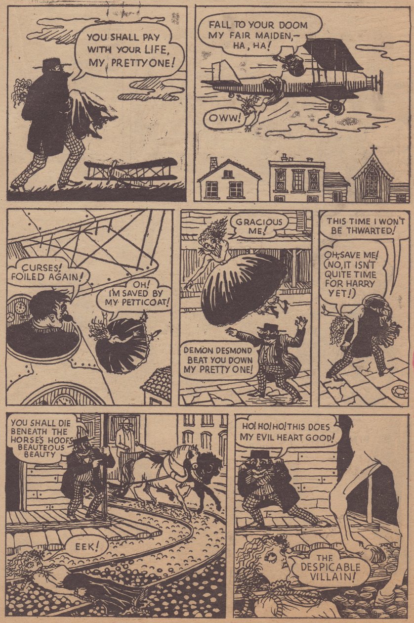 Desperate Desmond, bande dessinée - Shirley Markham