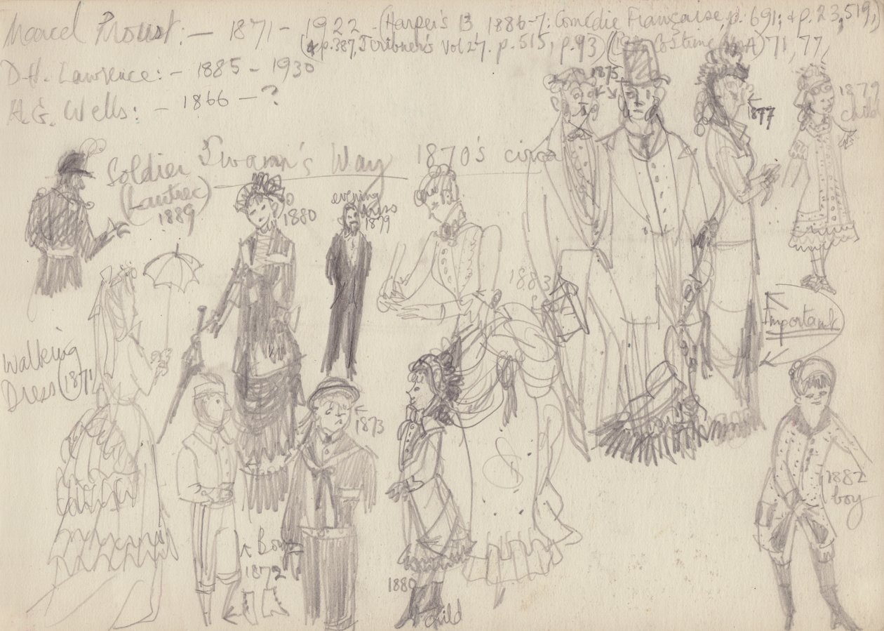 Costume historique, vers 1950 - Shirley Markham