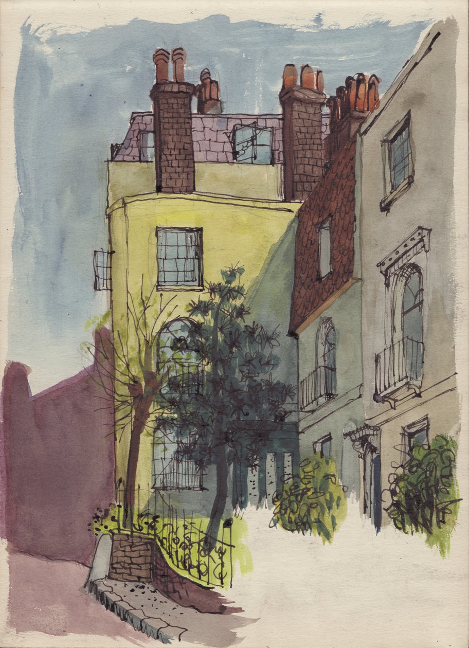 Maisons à Hampstead, vers 1950 - Shirley Markham