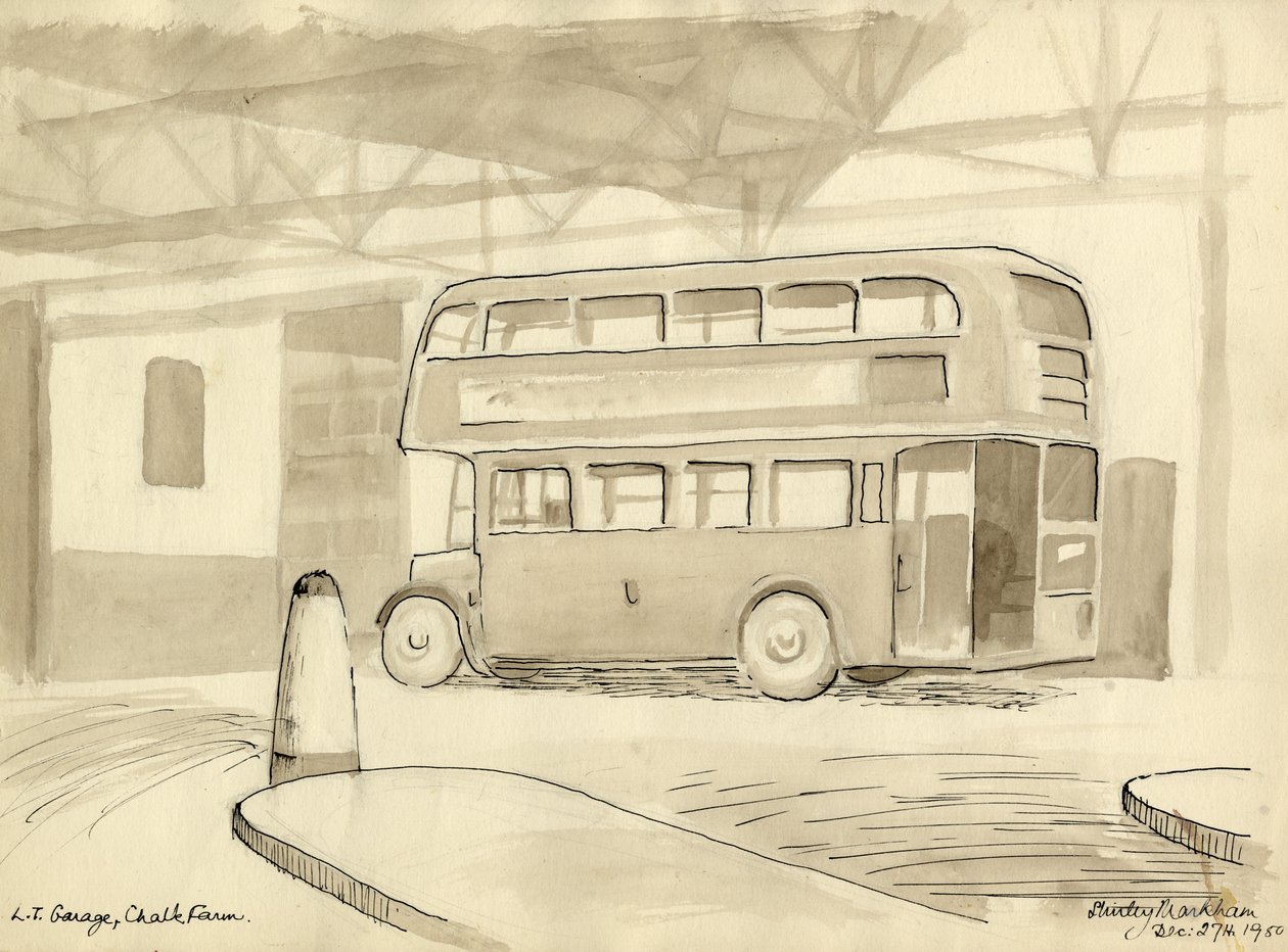 Garage L.T., Chalk Farm, 1950 - Shirley Markham