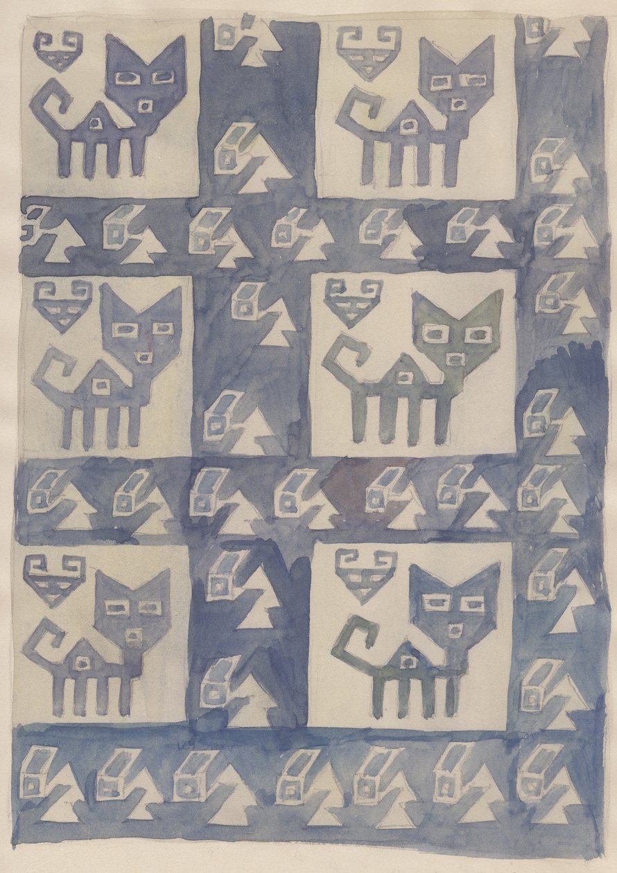 Conception textile sud-américaine, 1951 - Shirley Markham