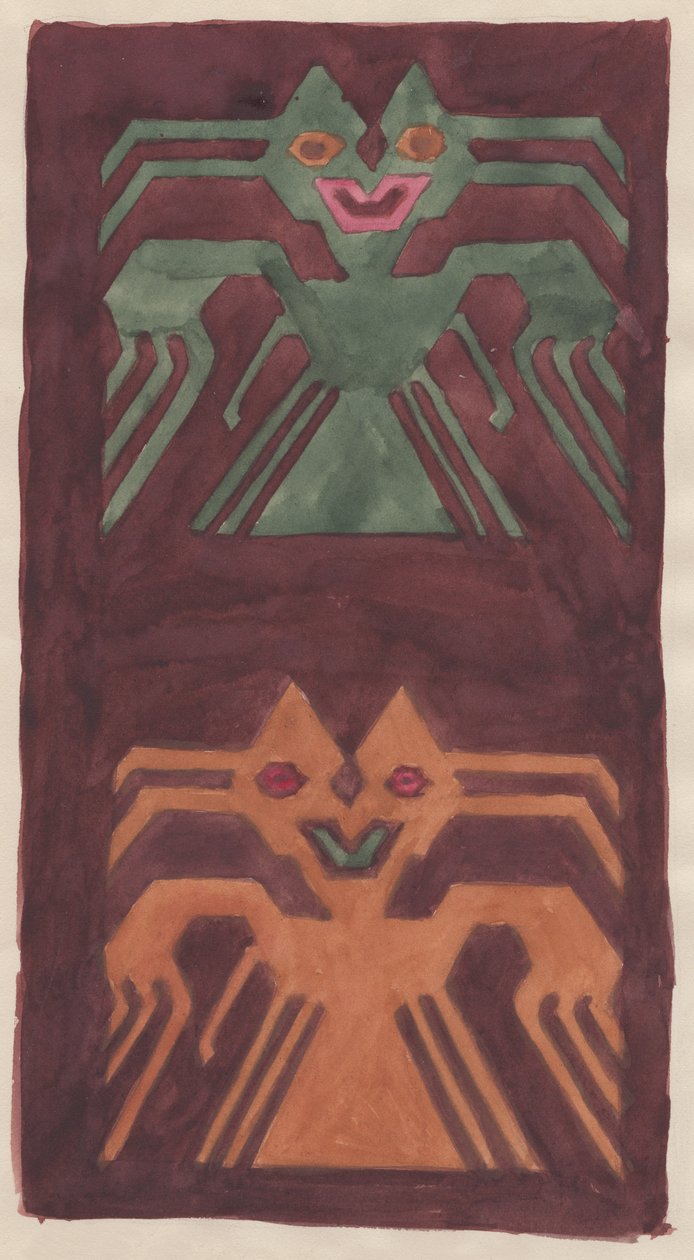Motif textile sud-américain, 1951 - Shirley Markham