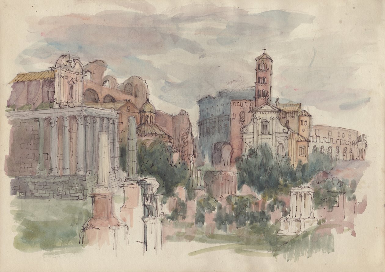 Le Forum, Rome - Shirley Markham