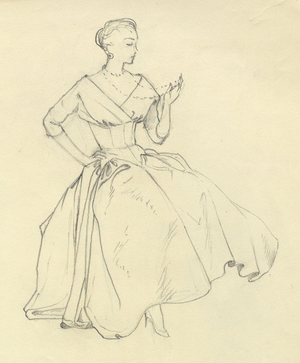 Femme avec collier - Shirley Markham