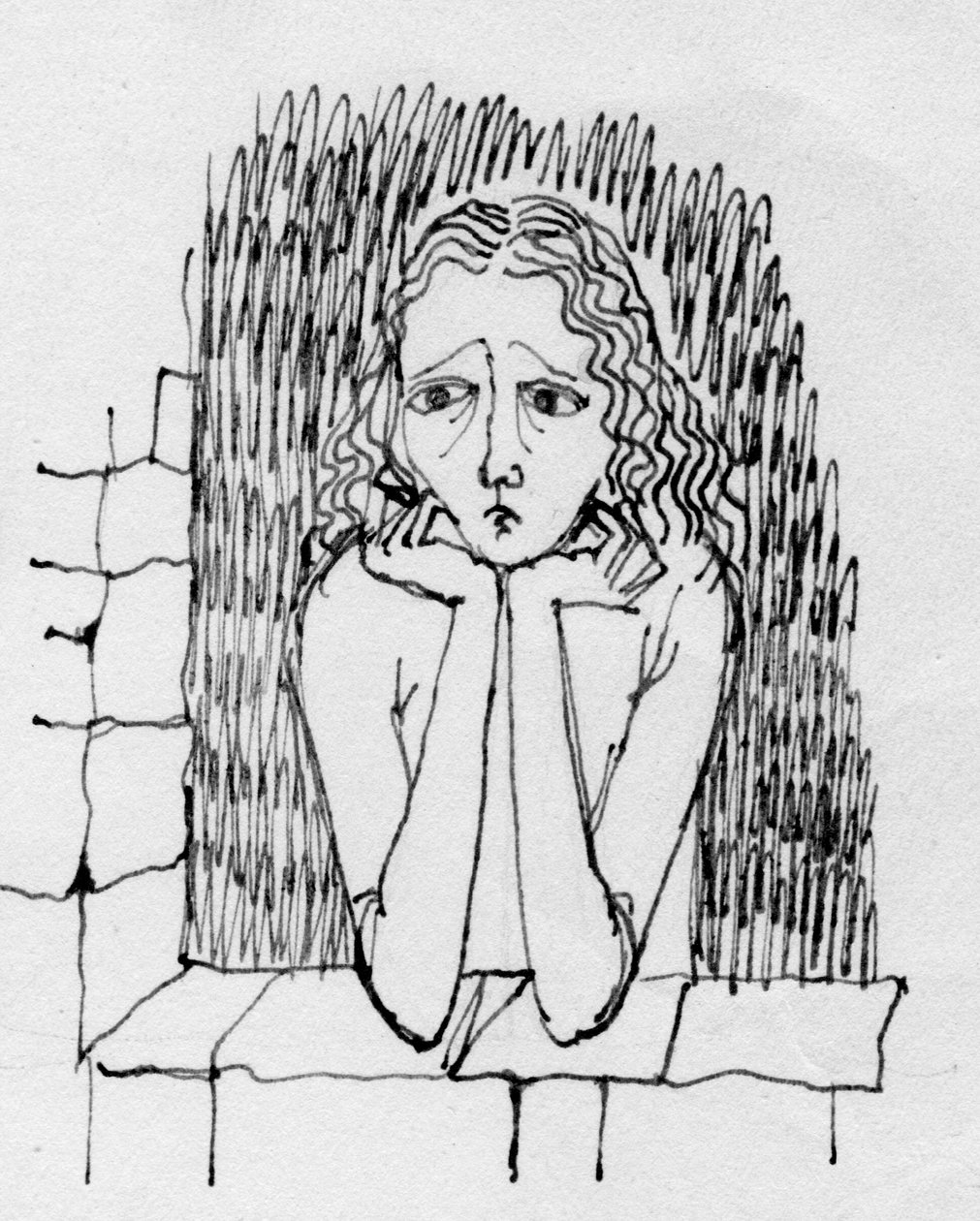 Femme inquiète - Shirley Markham
