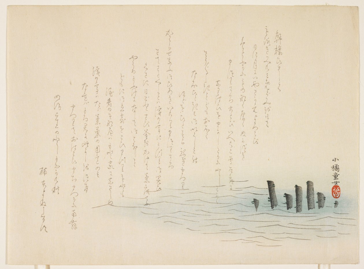 Pieux de rivage, 1889 - Shkitsu