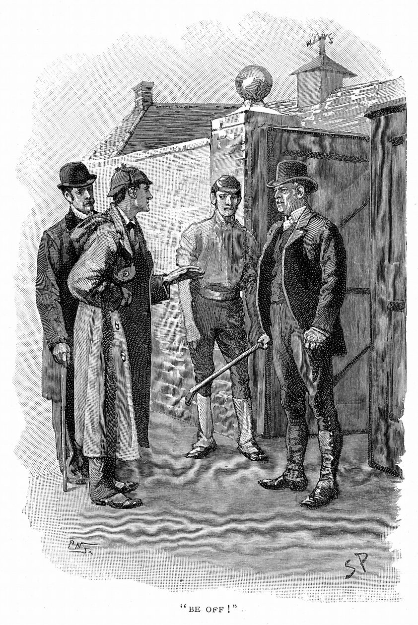 Sherlock Holmes et le Dr Watson enquêtant - Sidney Paget