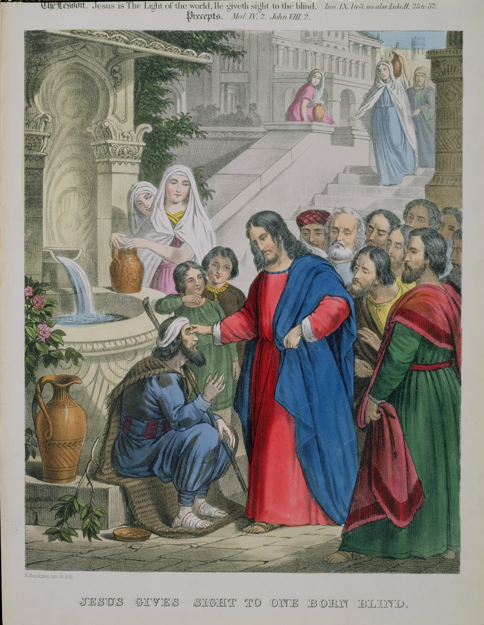 Jésus donne la vue à un aveugle-né, d