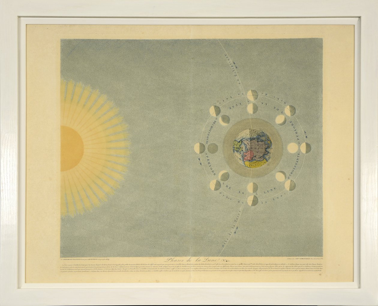 Phases de la Lune (no. 4), de Tableaux du Système Planétaire - Sigismond Visconti