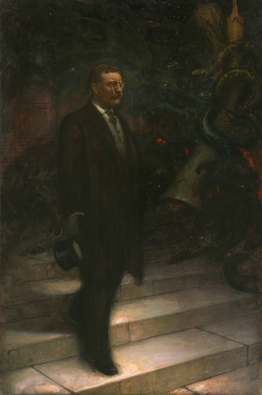 Theodore Roosevelt, vers 1908-1910 - Sigismund De Ivanowski