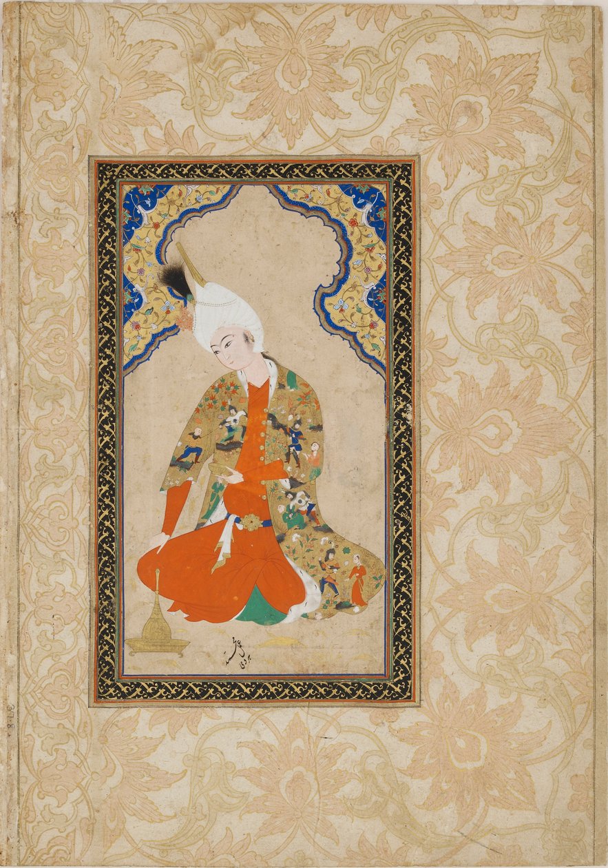 Jeune prince - Signed by Muhammad Haravi