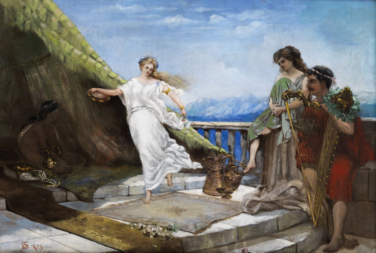 Scène de danse antique - Simeon Solomon