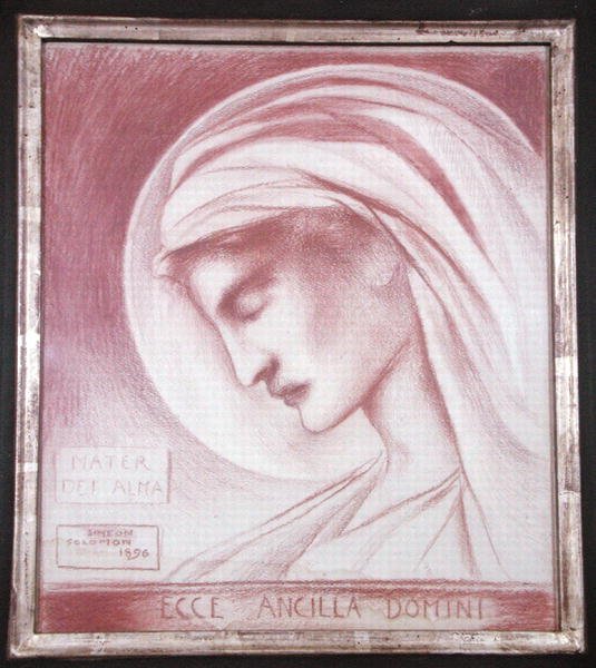 Ecce Ancilla Domini : Mater Dei Alma - Simeon Solomon