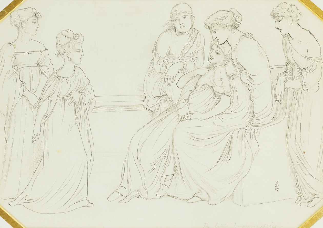 La petite improvisatrice, 1867 - Simeon Solomon