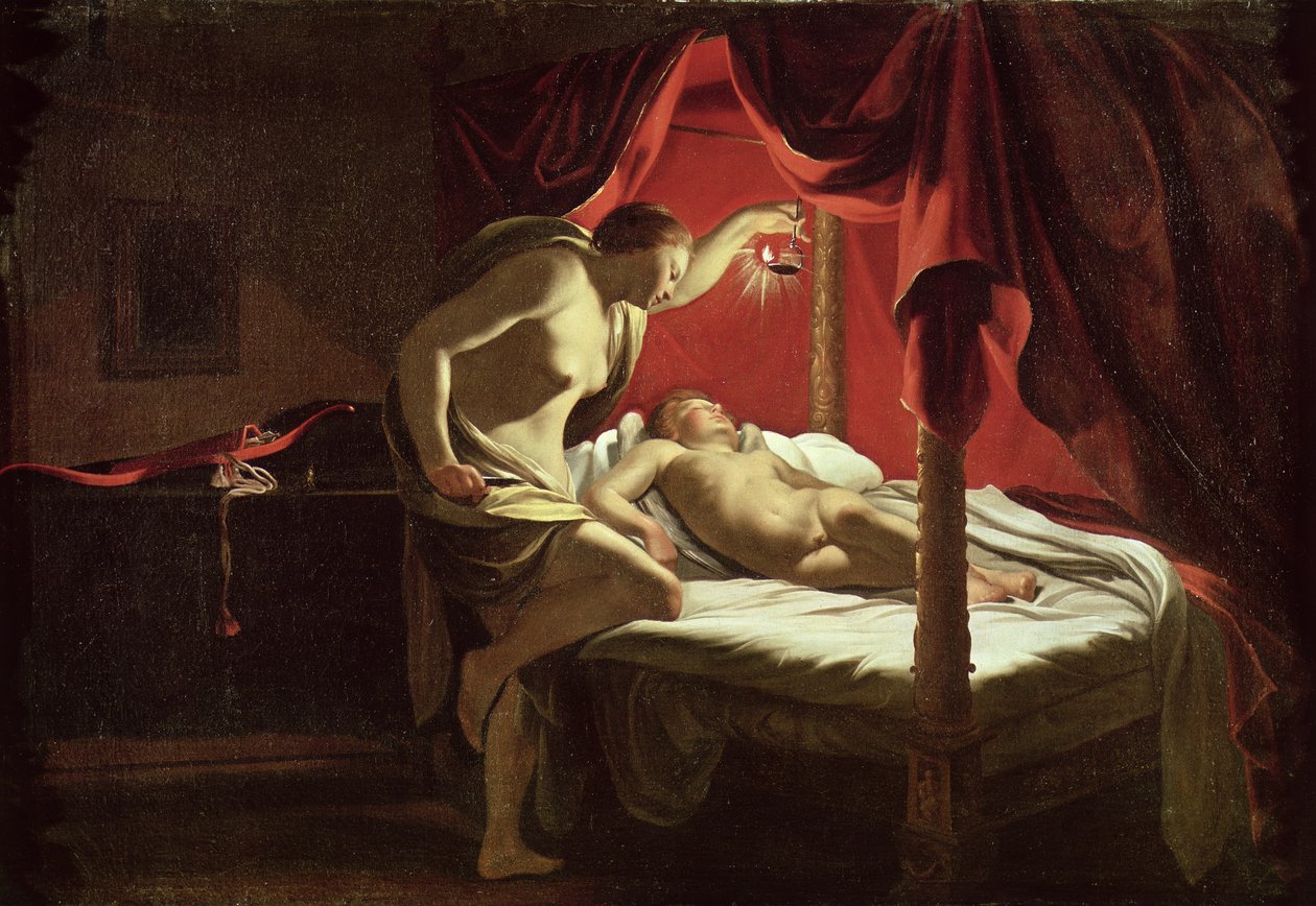 Psyché et Cupidon, vers 1627 - Simon Vouet