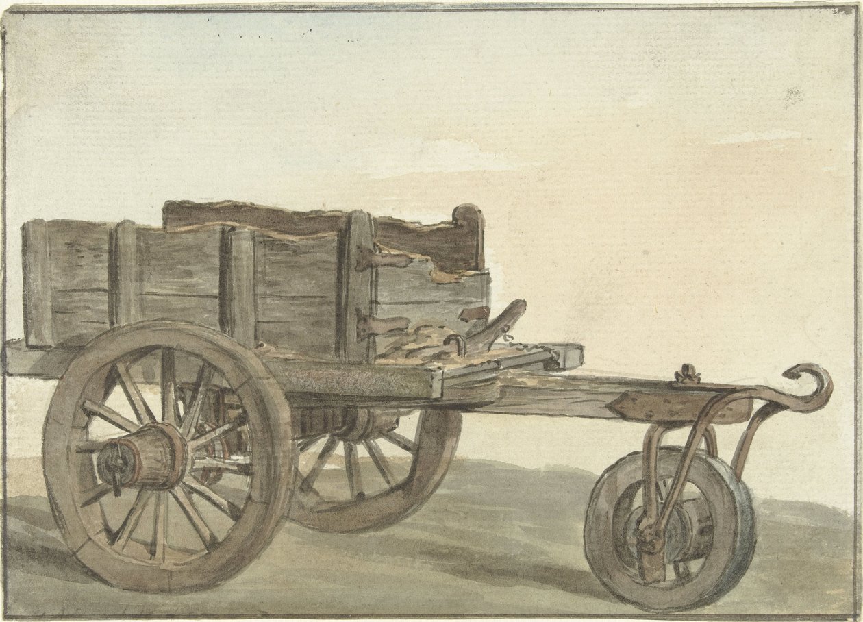 Chariot de paysans - Simon Andreas Krausz