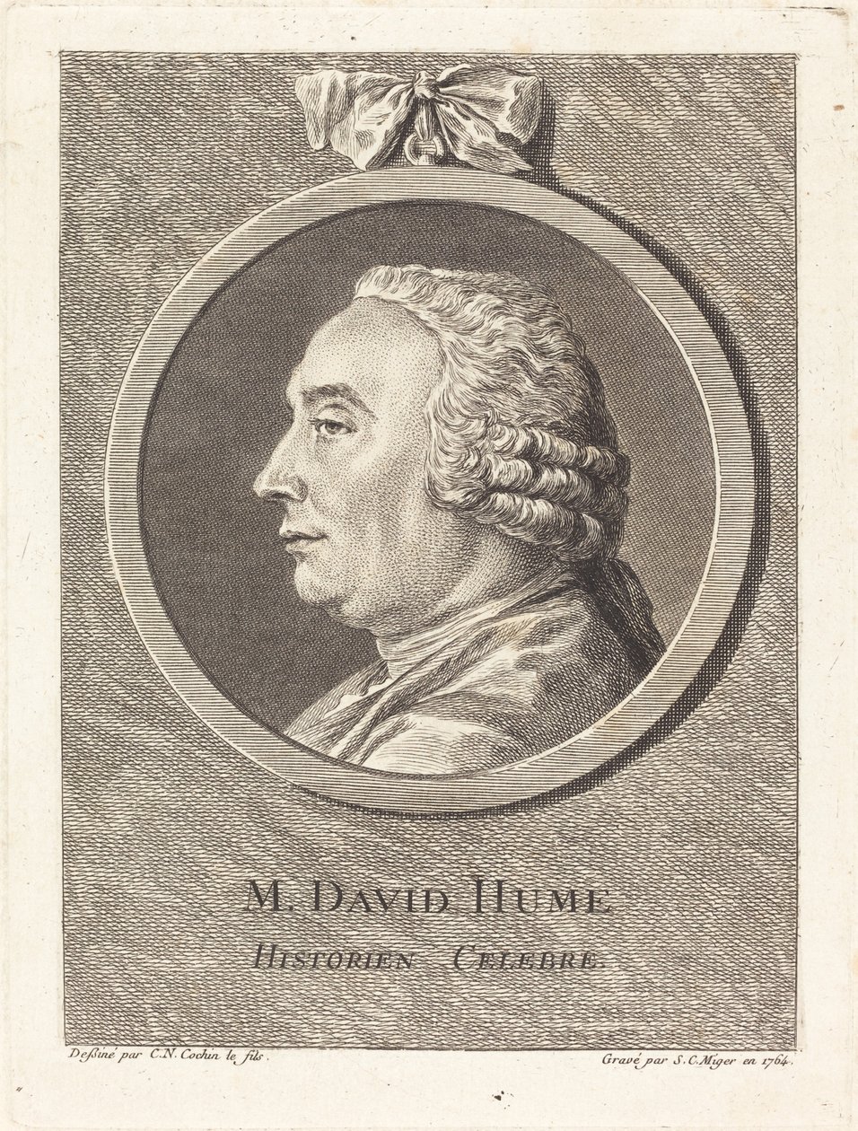 M. David Hume - Simon Charles Miger after Charles Nicolas Cochin II