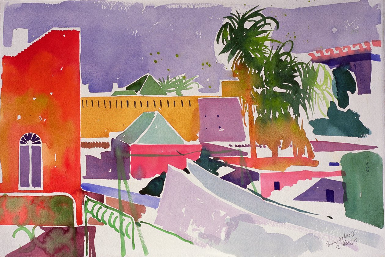 De Gallia 1 (aquarelle sur papier) - Simon Fletcher