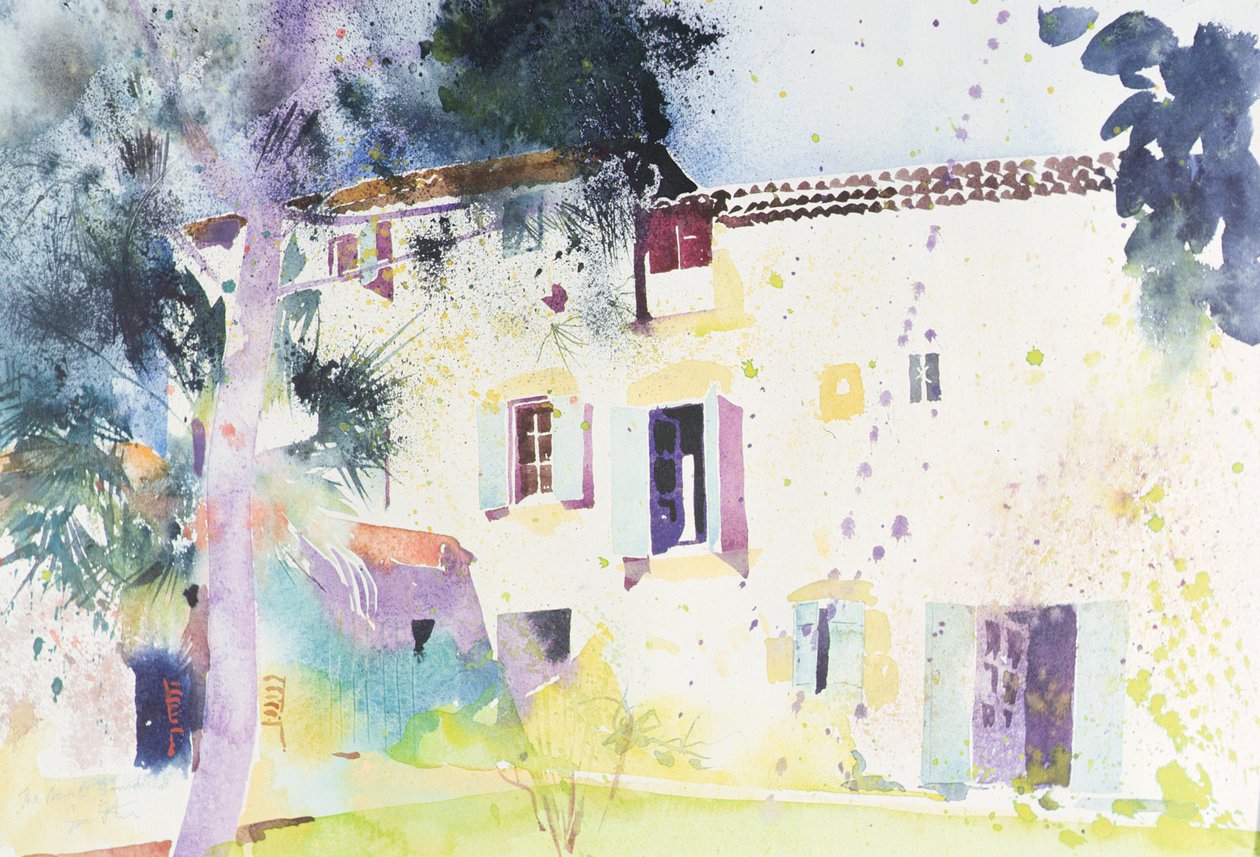 La maison Bourdic, 2003 (aquarelle) - Simon Fletcher