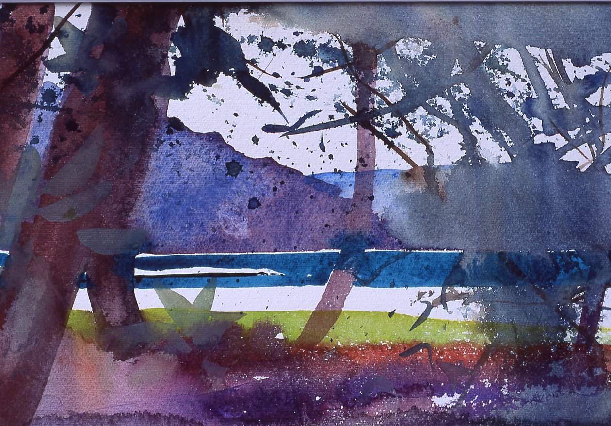 Turquoise Amanohashidate, 2000 (aquarelle) - Simon Fletcher