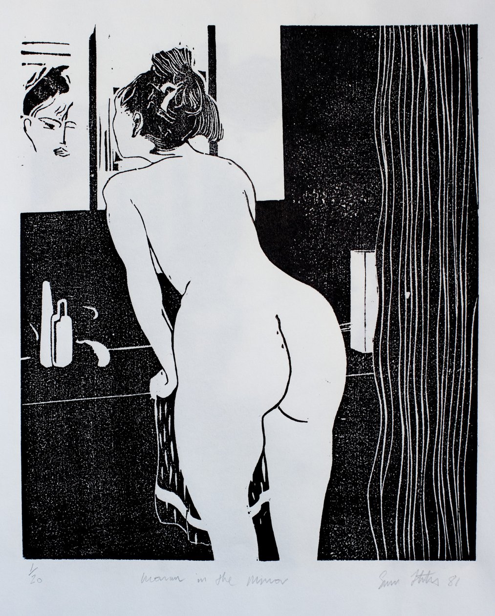 Femme dans le miroir - Simon Fletcher