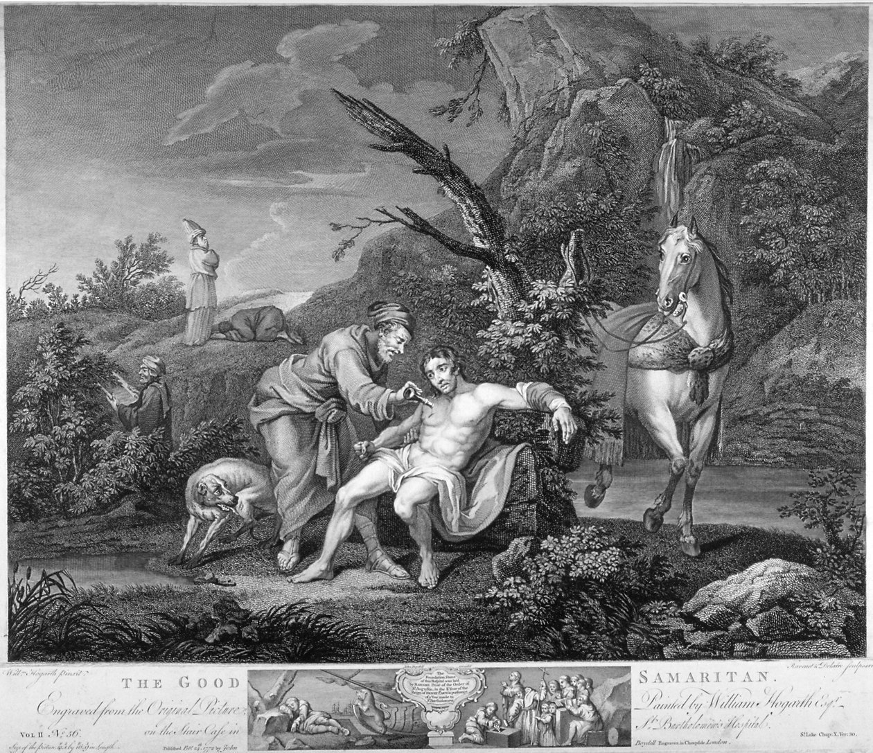 Le Bon Samaritain - Simon Francois Ravenet