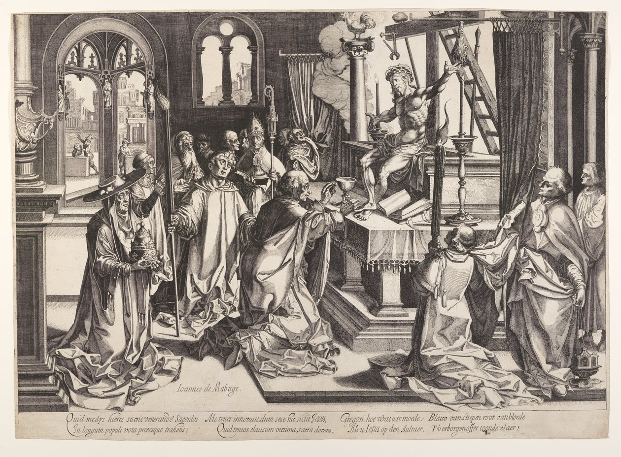 La messe de saint Grégoire - Simon Frisius