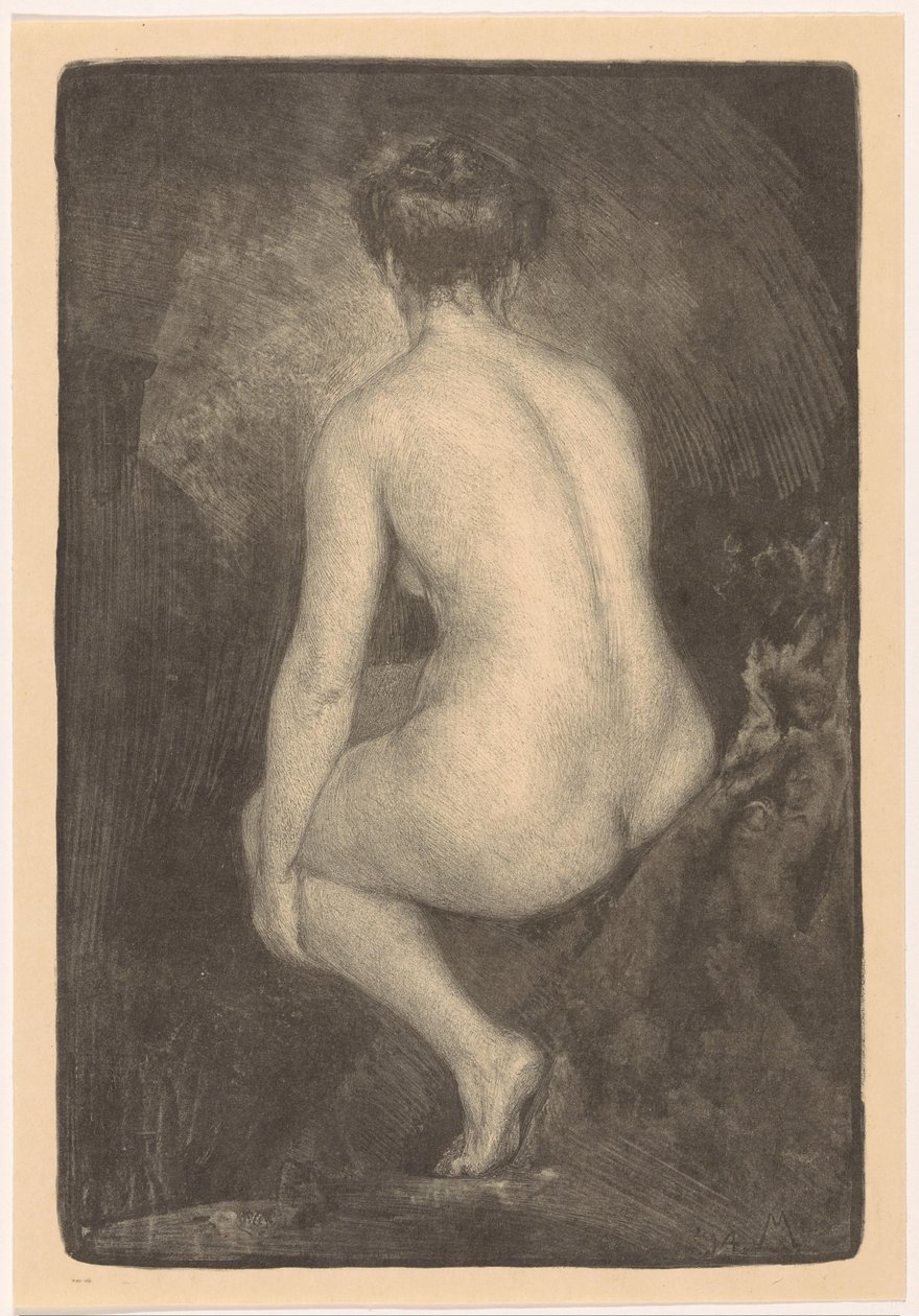 Femme nue assise - Simon Moulijn