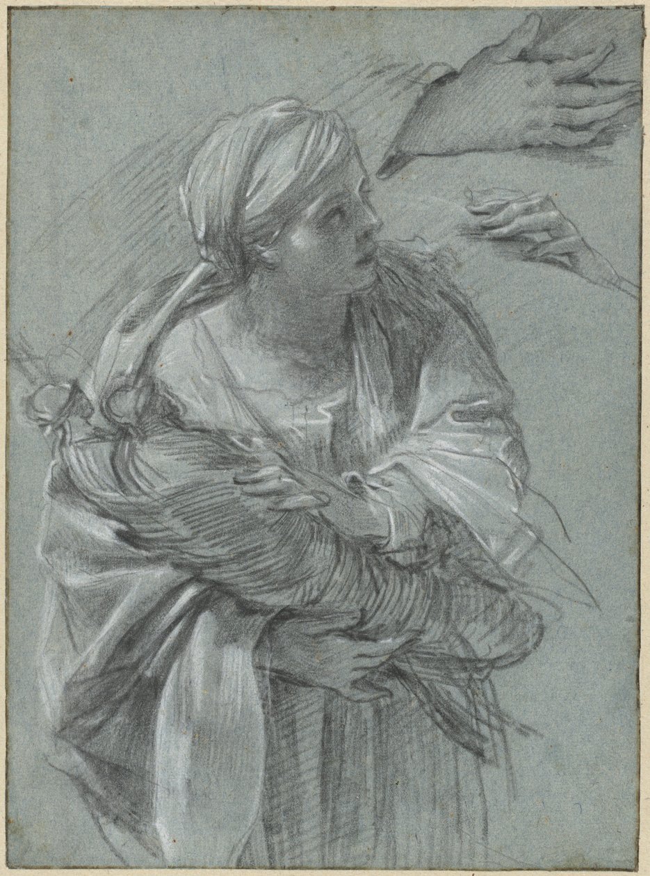 Créuse portant les dieux de Troie - Simon Vouet