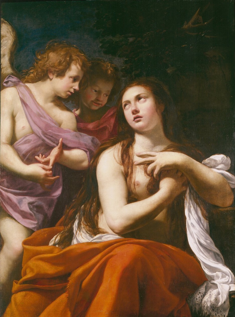 Marie-Madeleine et deux anges, 1621 - Simon Vouet