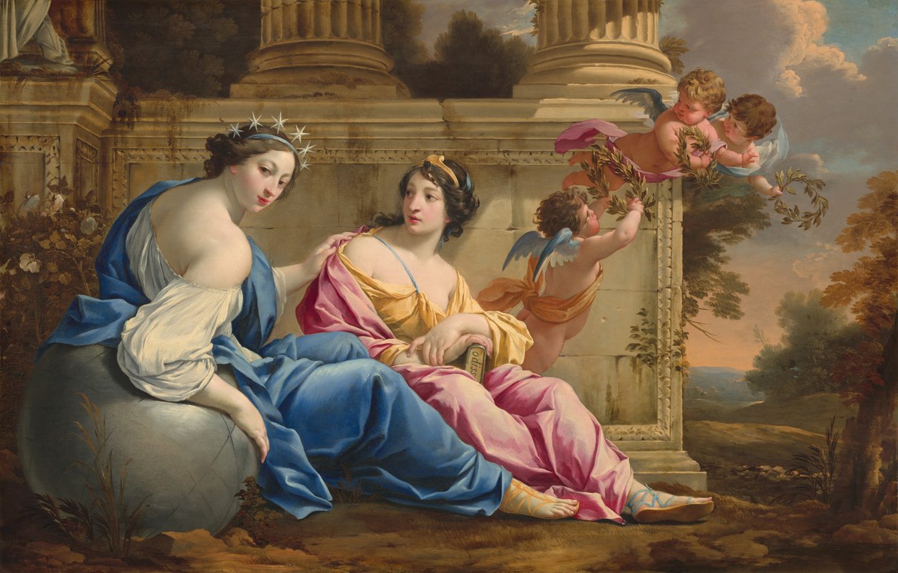 Les Muses Uranie et Calliope - Simon Vouet and Studio