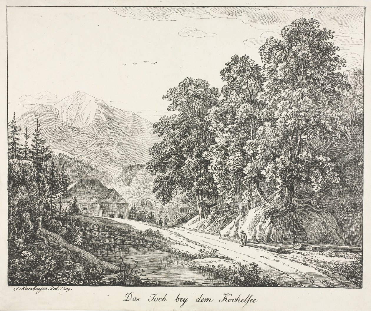Le Chemin par le Kochelsee, 1809 - Simon Warnberger